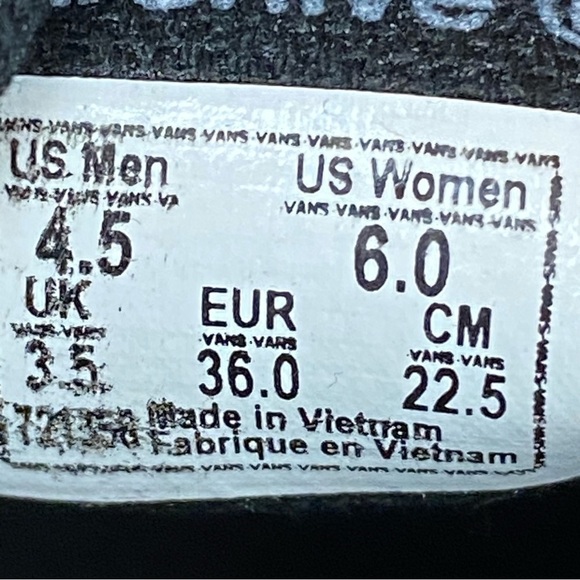 Vans David Bowie Space Oddity Sneaker Size 6 Women - Picture 13 of 13